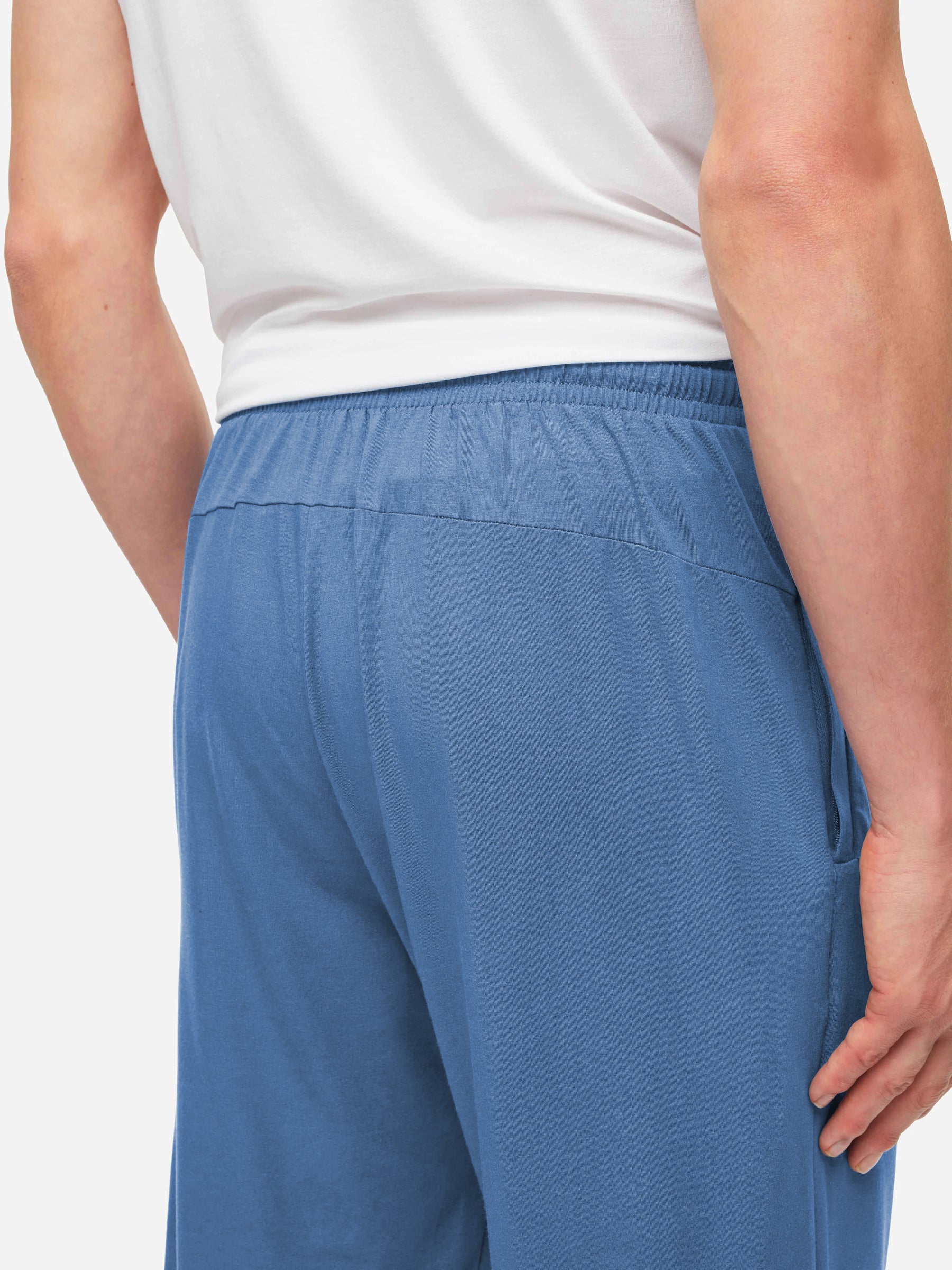 Men's Track Pants Basel Micro Modal Stretch Storm Blue