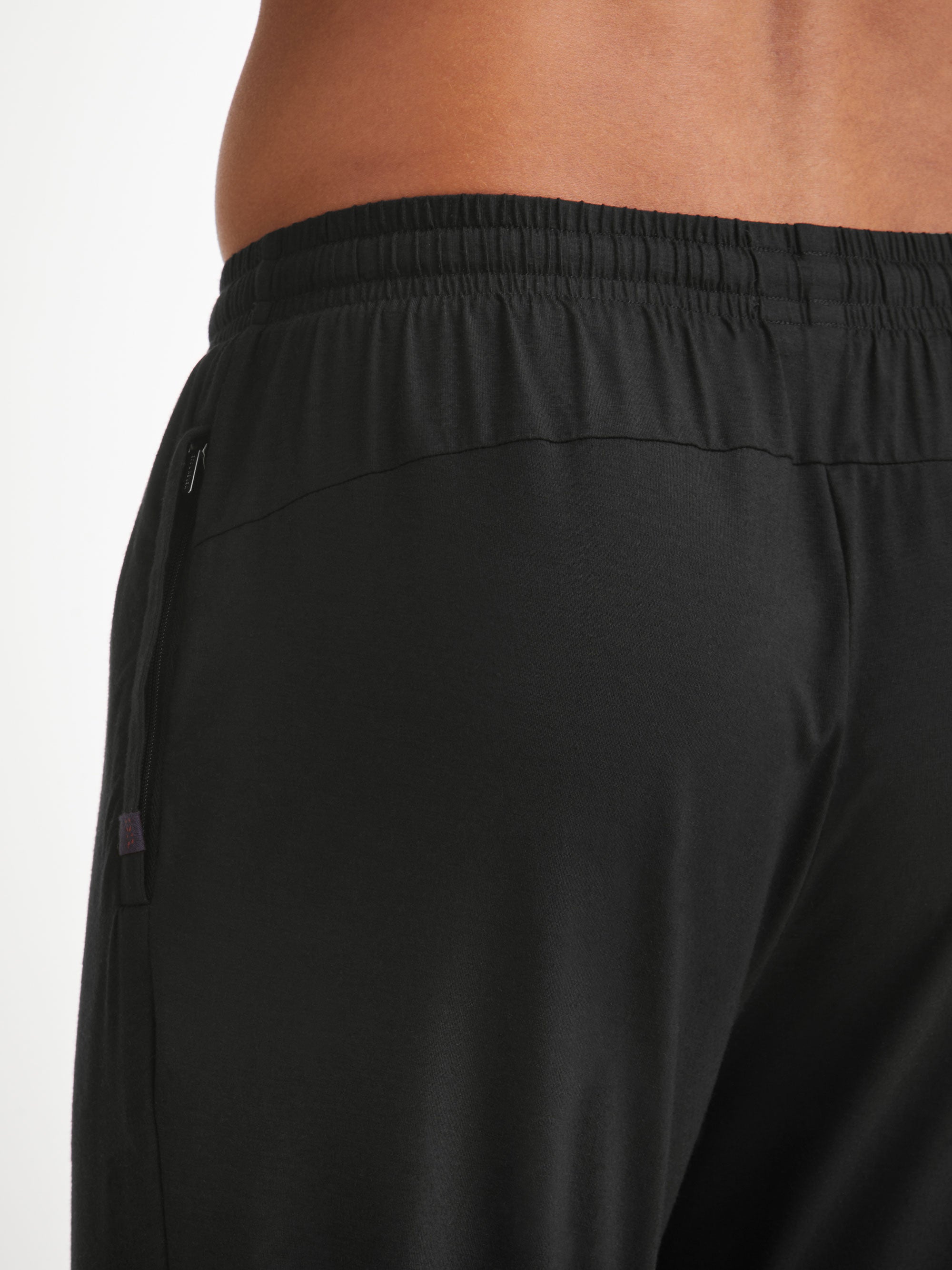 Men's Track Pants Basel Micro Modal Stretch Black