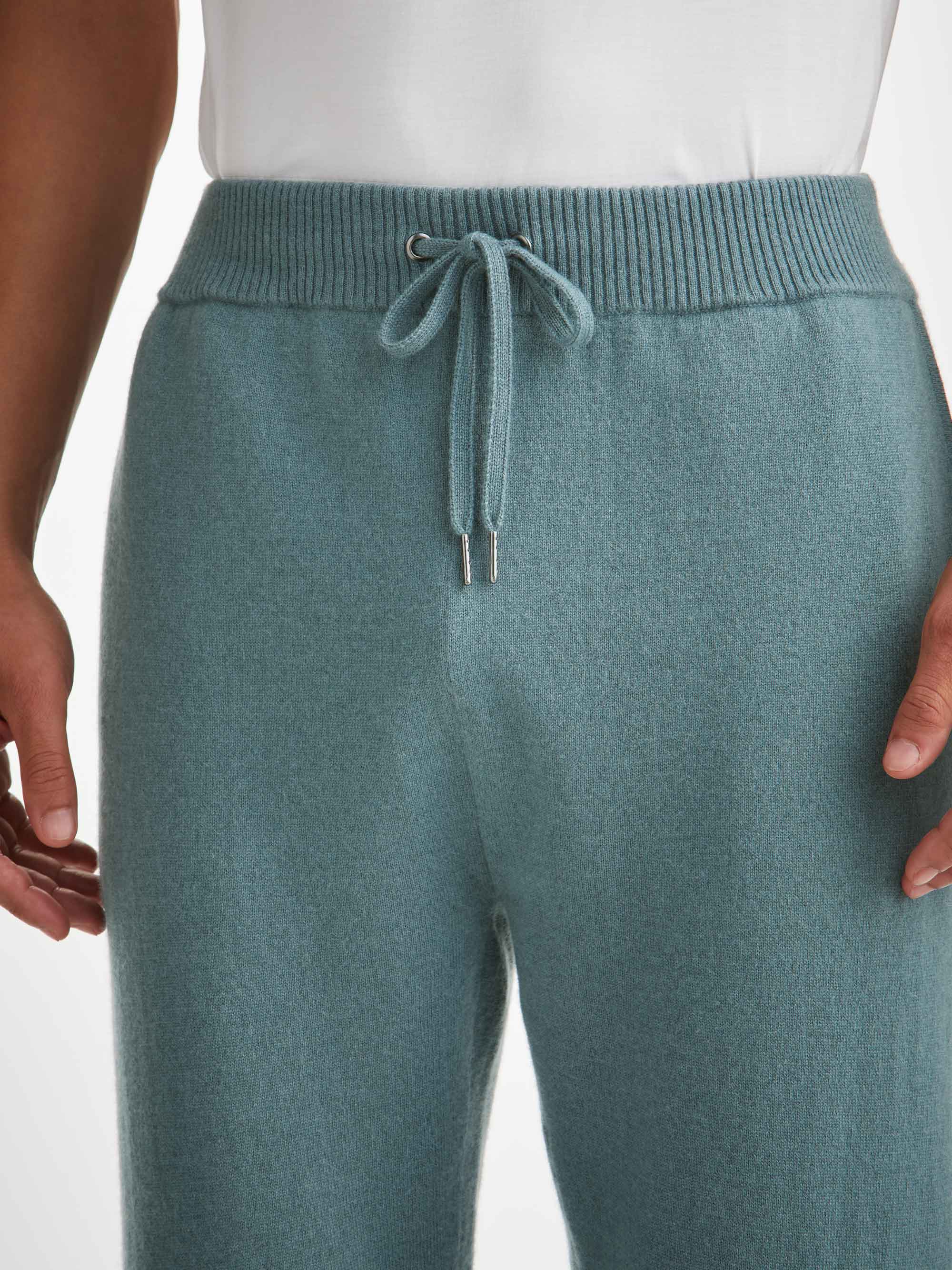 Teal sales track pants