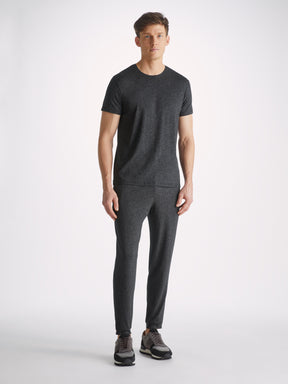 Men's Track Pants London 10 Micro Modal Black