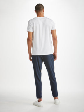 Men's V-Neck T-Shirt Basel Micro Modal Stretch White