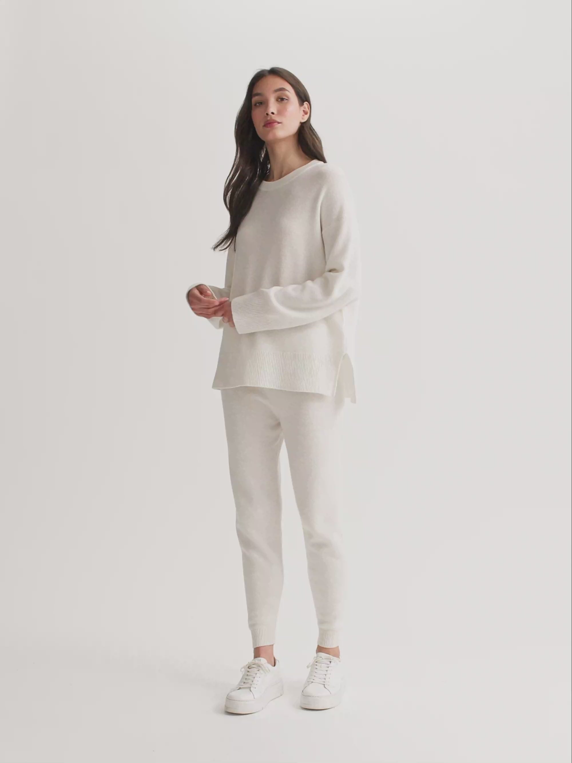 Women's Sweater Daphne Cashmere White