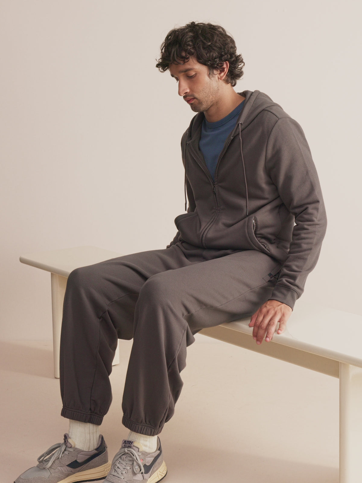 Harley Cotton Modal Oversized Sweatpants Espresso Brown