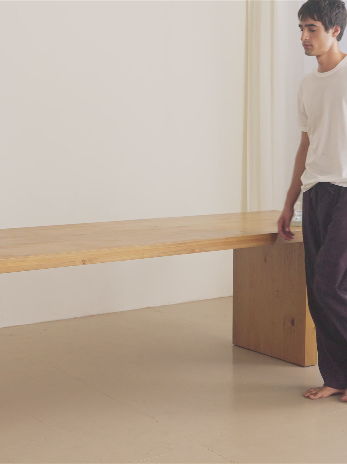 Arley Cotton Cashmere Lounge Pants Burgundy