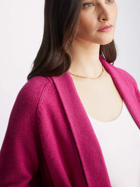 Women's Cardigan Nina Cashmere Berry