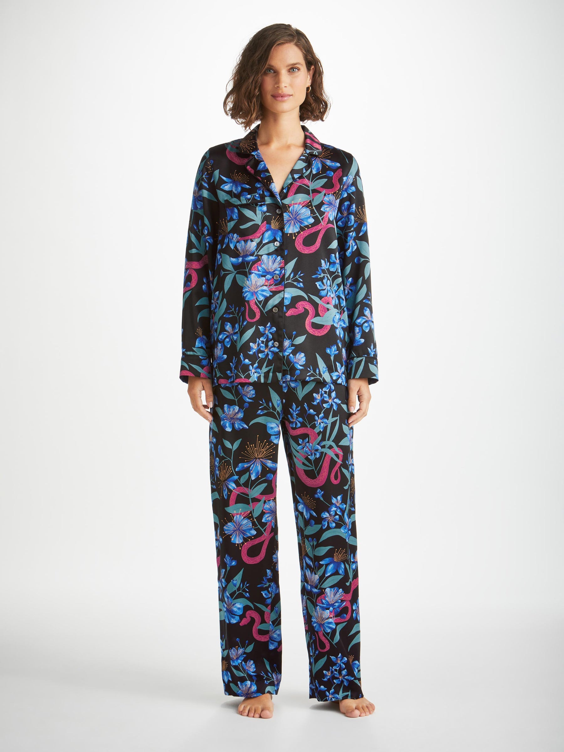 Women's Pyjamas Brindisi 101 Silk Satin Black