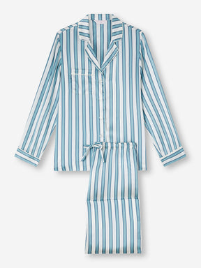 Women's Pyjamas Brindisi 90 Silk Satin Blue