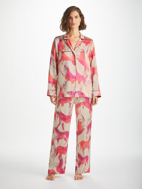 Women's Pyjamas Brindisi 96 Silk Satin Cream