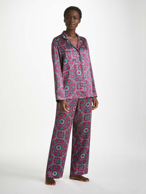 Women's Pyjamas Brindisi 98 Silk Satin Pink