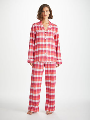 Women's Pyjamas Kelburn 39 Brushed Cotton Pink