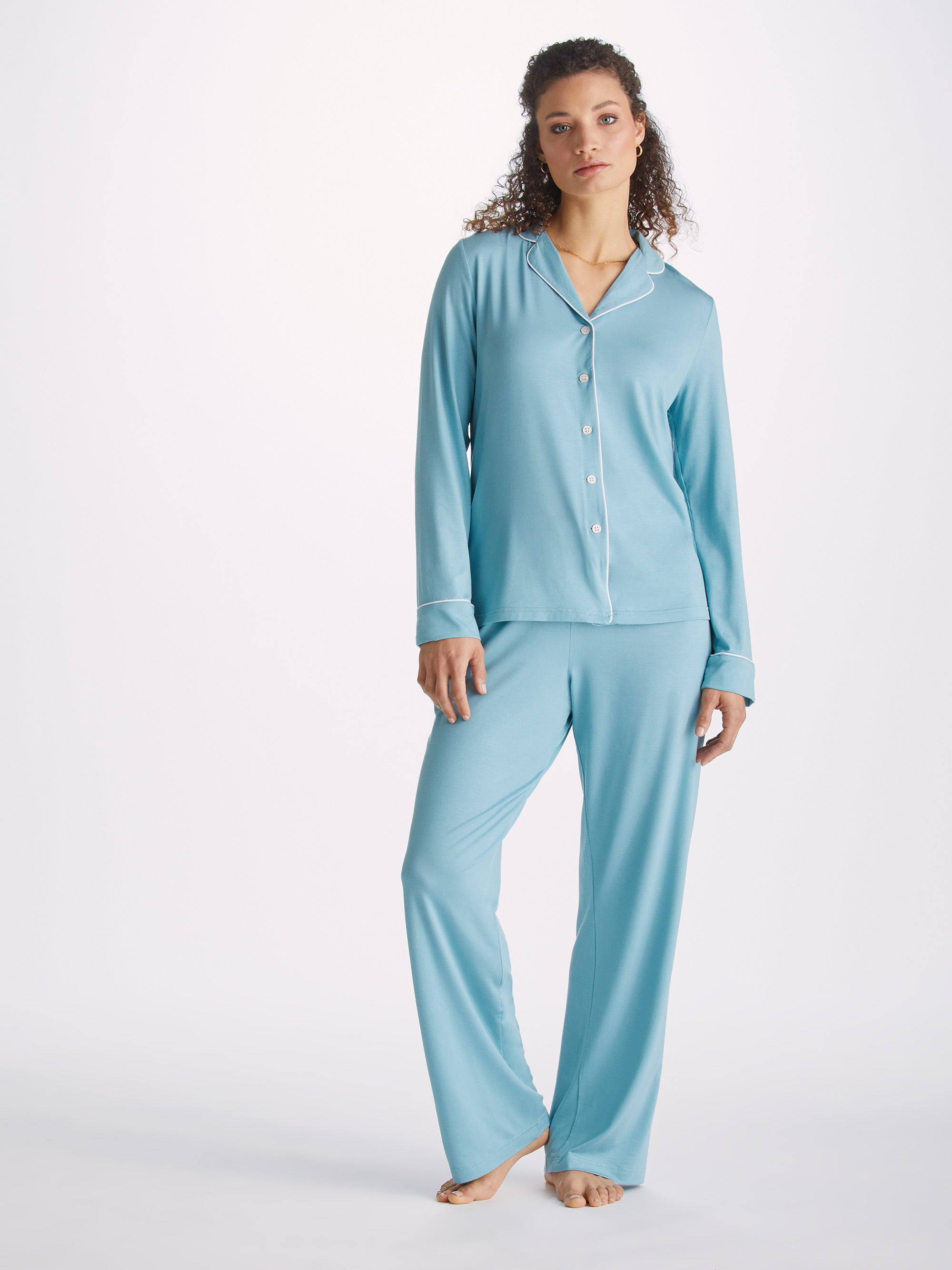 Luxury Women's Jersey Pajamas, Ladies Jersey PJs