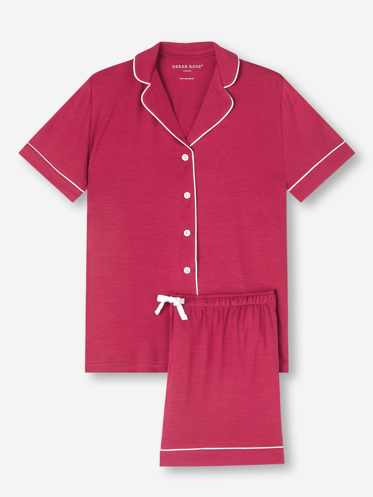 Women's Short Pyjamas Lara Micro Modal Stretch Berry
