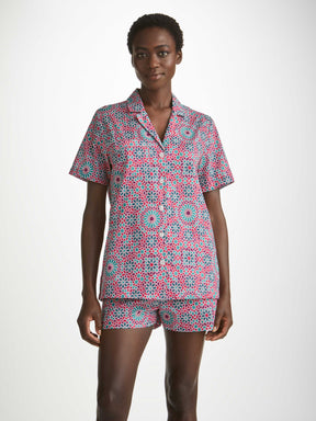Women's Short Pyjamas Ledbury 69 Cotton Batiste Pink