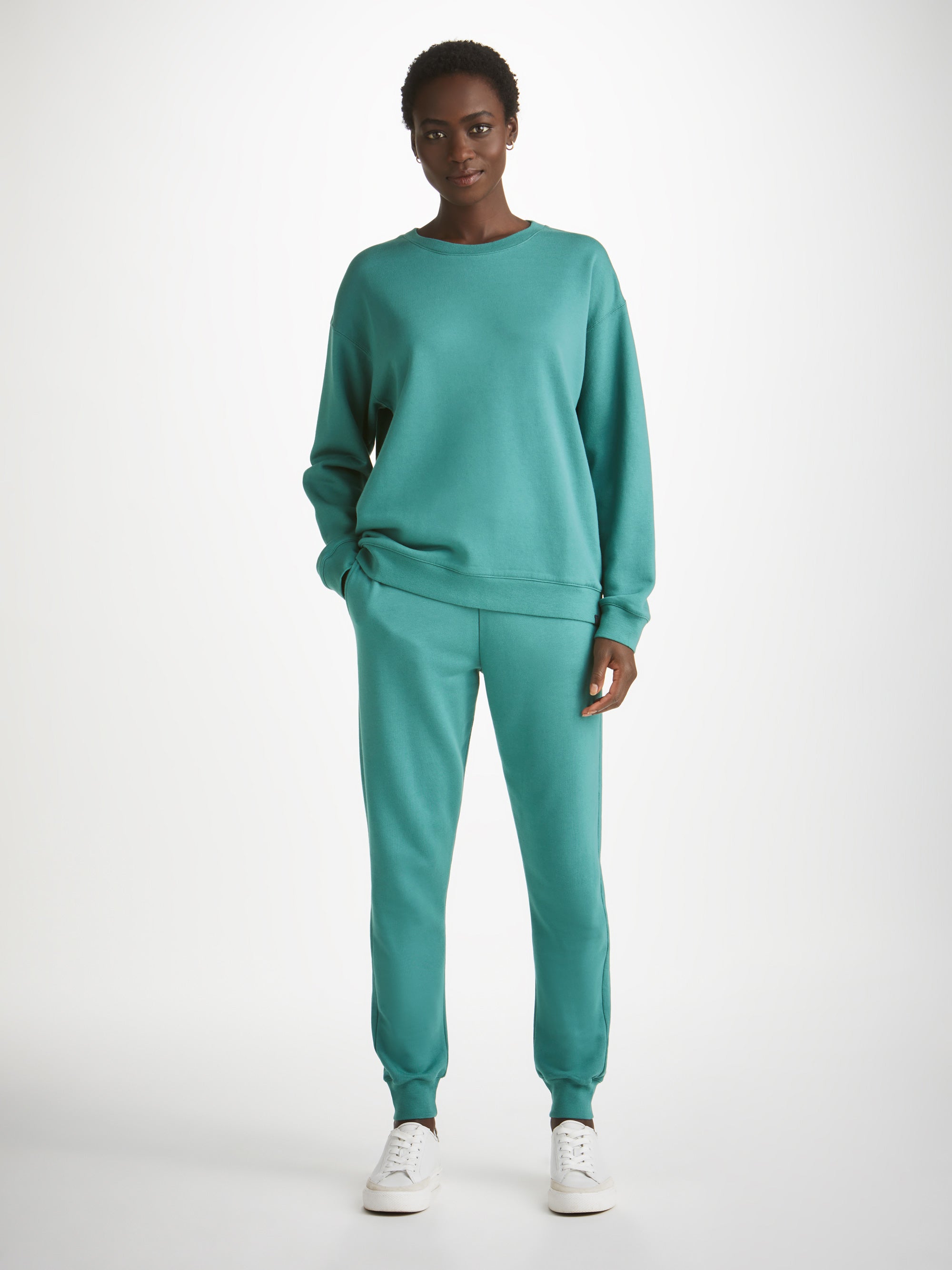 Women's Sweatpants Quinn Cotton Modal Stretch Teal