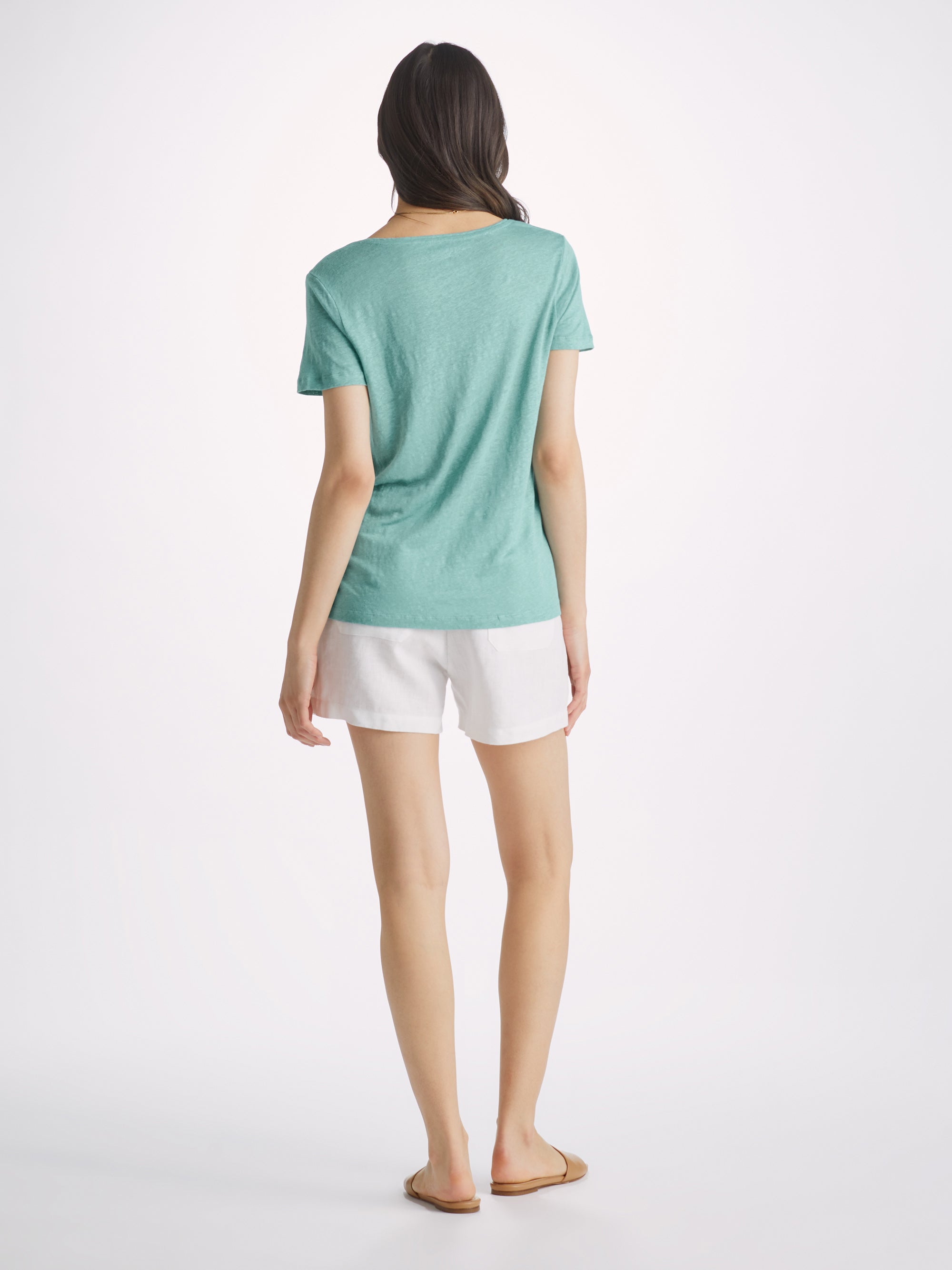 Women's T-Shirt Jordan Linen Soft Aqua