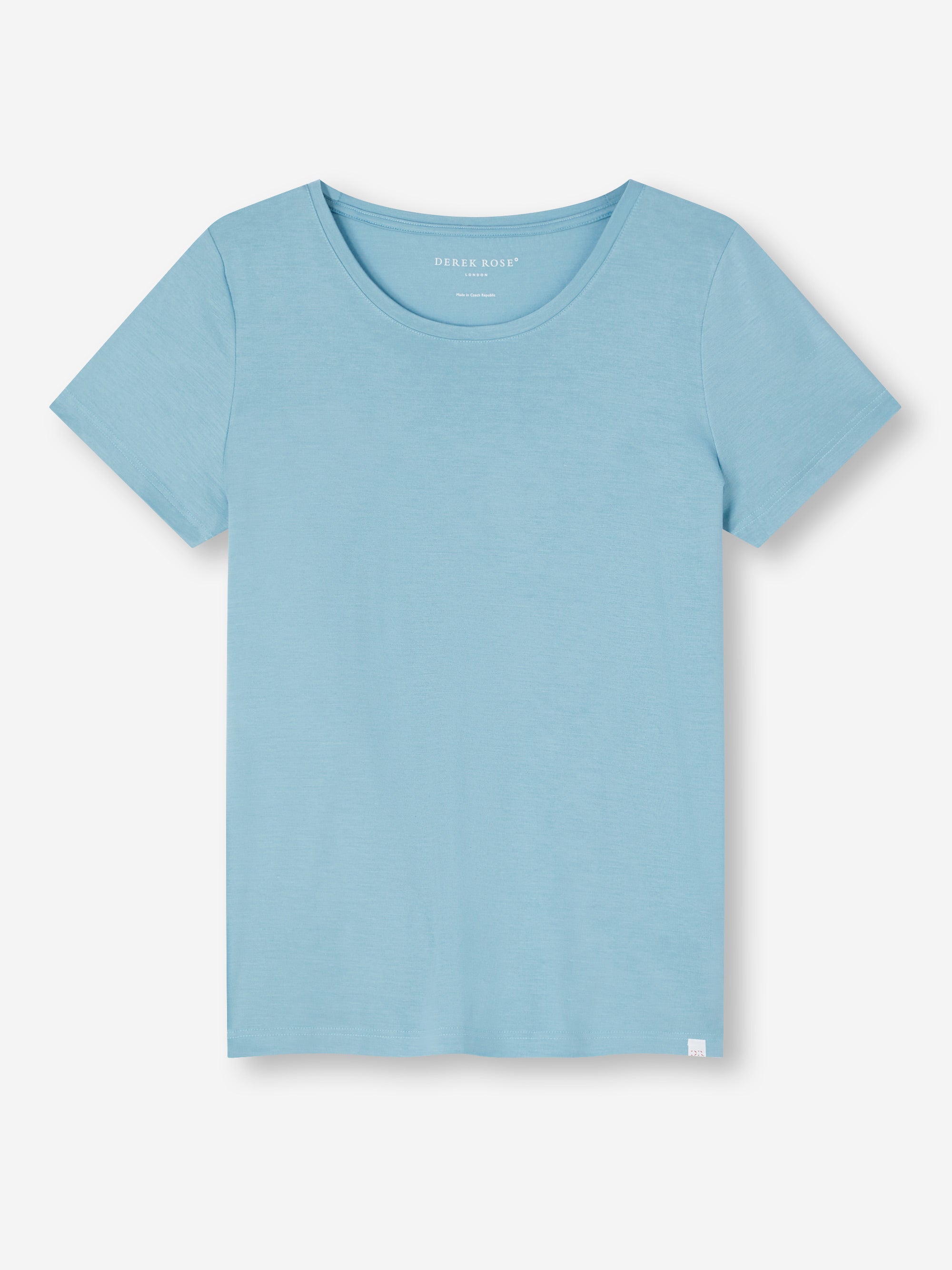 Women's T-Shirt Lara Micro Modal Stretch Soft Aqua