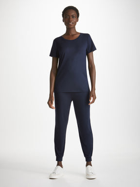 Women's T-Shirt Lara Micro Modal Stretch Navy