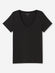 Women's V-Neck T-Shirt Lara Micro Modal Stretch Black (Size)