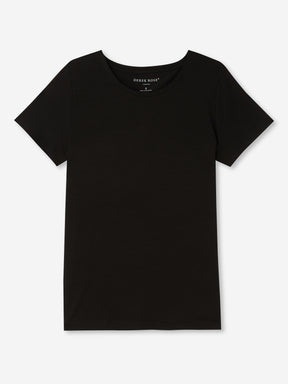 Women's T-Shirt Lara Micro Modal Stretch Black