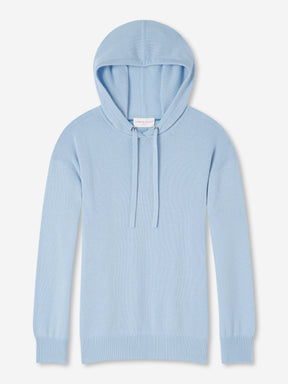 Women's Relaxed Pullover Hoodie Daphne Cashmere Sky
