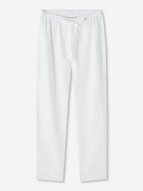 Women's Trousers Vienna Linen White