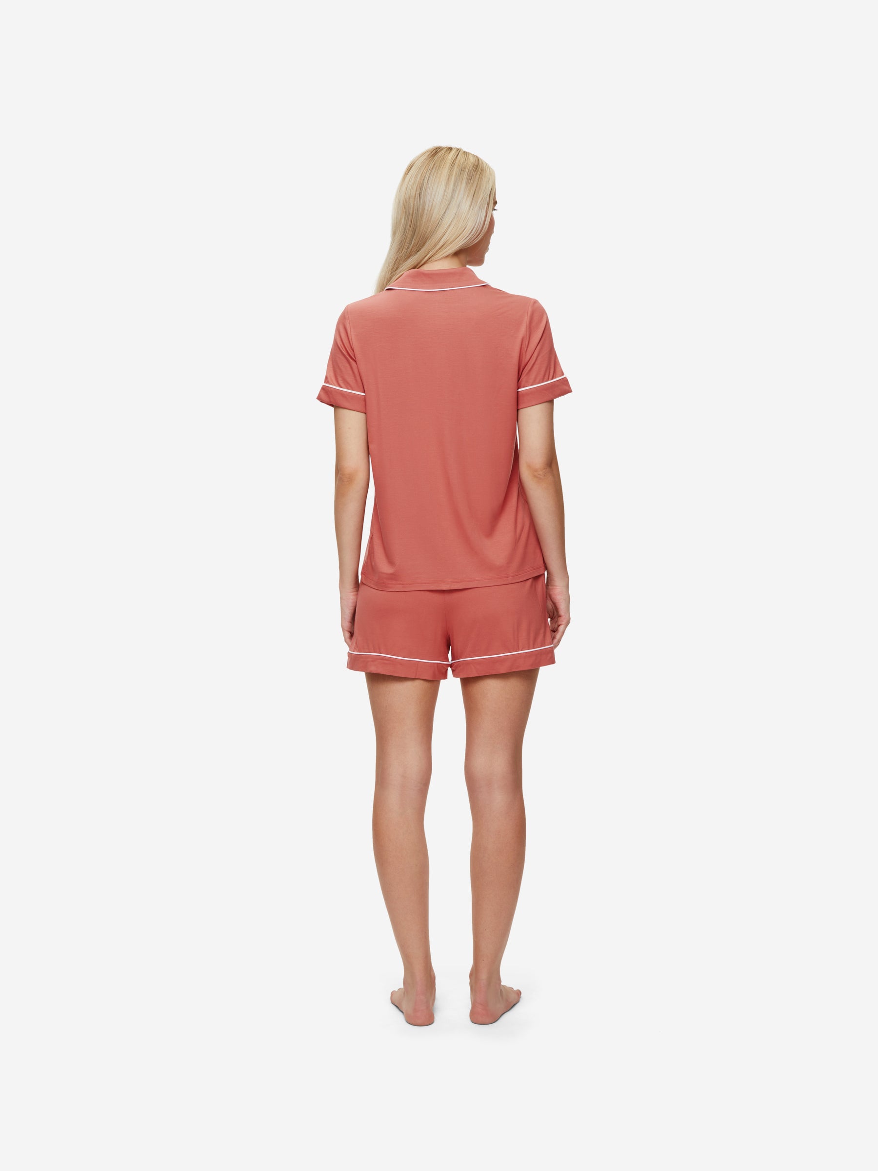 Women's Short Pyjamas Lara Micro Modal Stretch Soft Cedar