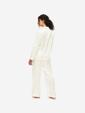 Women's Pyjamas Bailey Silk Satin Ivory