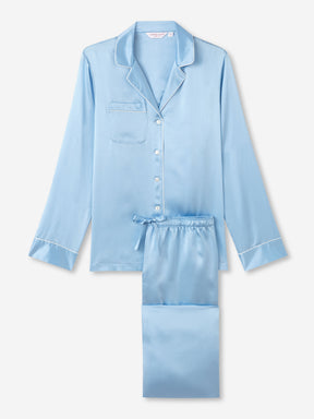 Women's Pyjamas Bailey 2 Silk Satin Sky