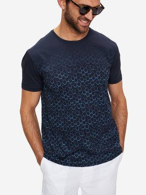 Men's T-Shirt Robin 9 Pima Cotton Navy