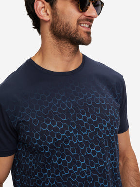 Men's T-Shirt Robin 9 Pima Cotton Navy