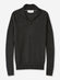 Mens Half-Zip Sweater Finley Cashmere Charcoal (Size)
