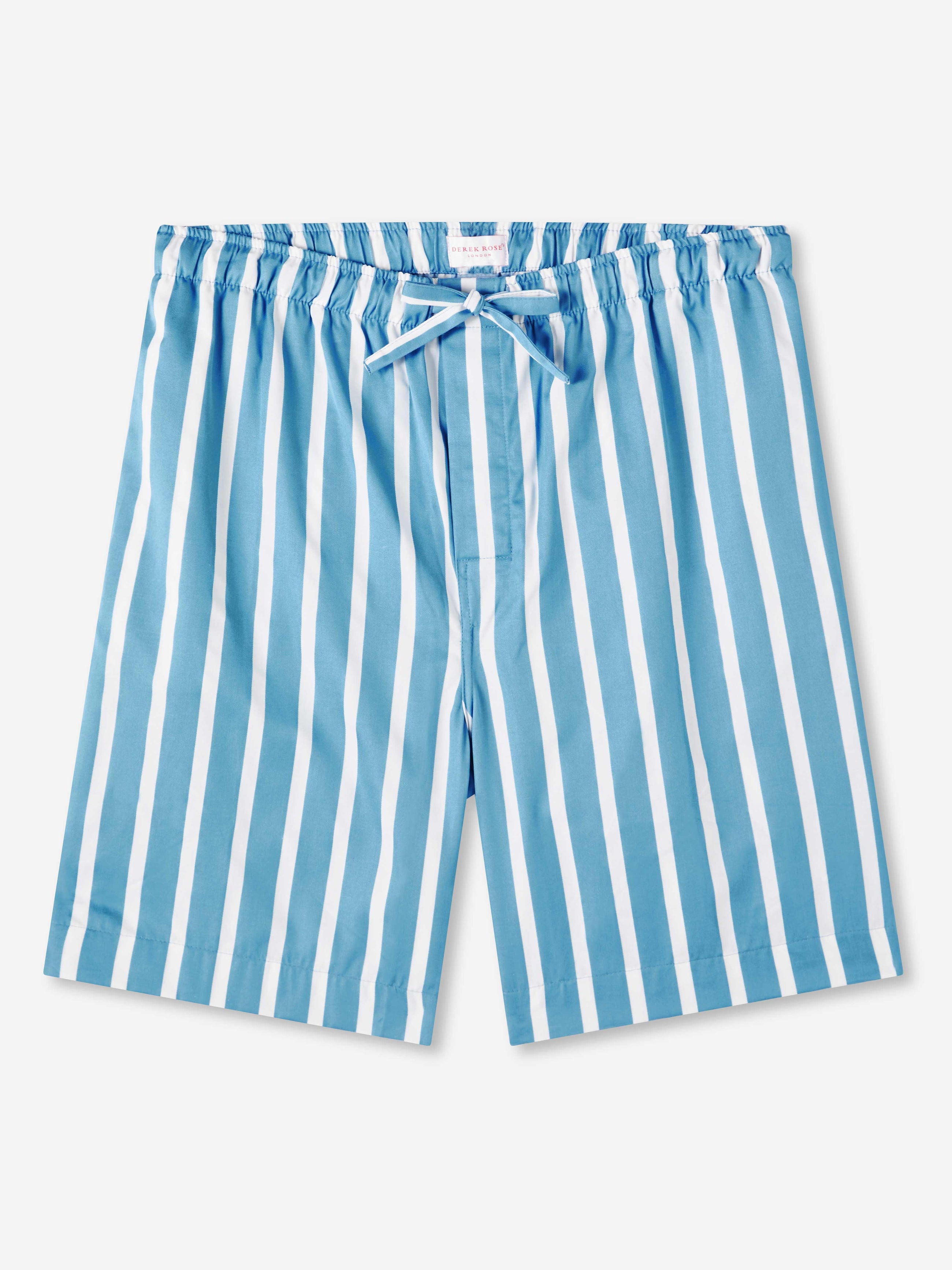 Men's Lounge Shorts Royal 219 Cotton Blue