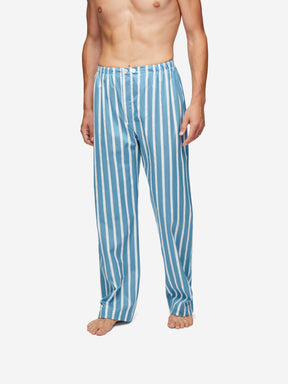 Men's Classic Fit Pyjamas Royal 219 Cotton Blue