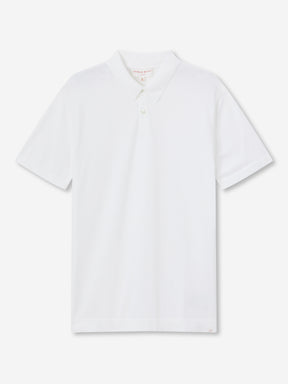 Men's Polo Shirt Jacob Sea Island Cotton White