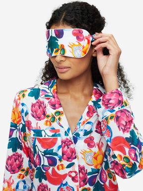 Eye Mask Ledbury 50 Cotton Batiste White
