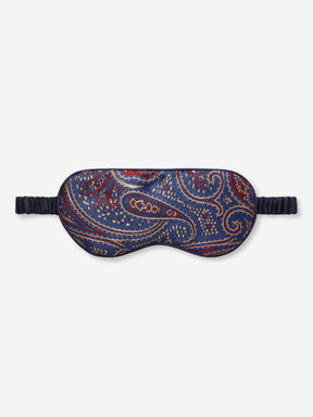 Eye Mask Verona 59 Silk Jacquard Navy