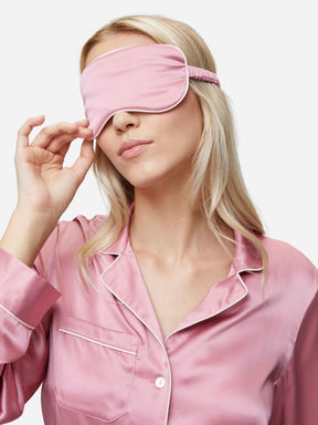 Eye Mask Bailey Silk Satin Rose