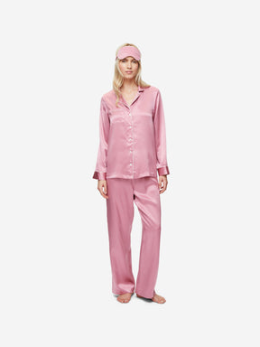Eye Mask Bailey Silk Satin Rose