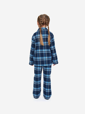 Kids' Pyjamas Kelburn 22 Brushed Cotton Navy
