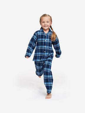 Kids' Pyjamas Kelburn 22 Brushed Cotton Navy