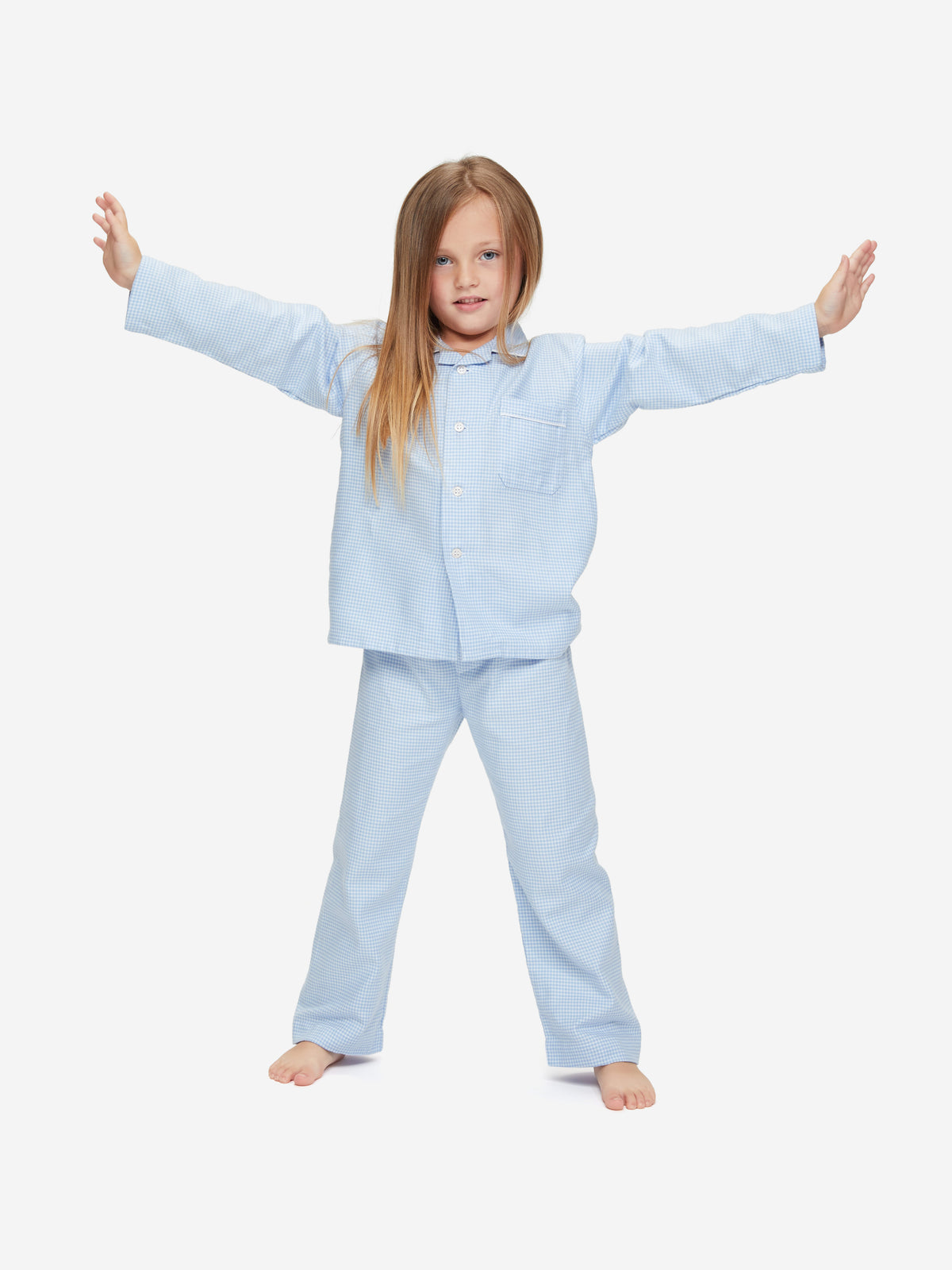 Kids' Pyjamas Kelburn 23 Brushed Cotton Blue