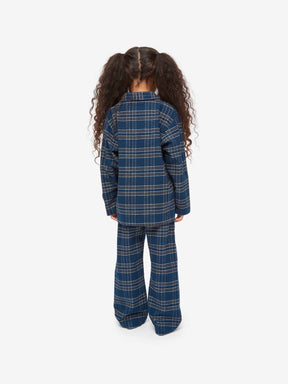 Kids' Pyjamas Kelburn 30 Brushed Cotton Navy
