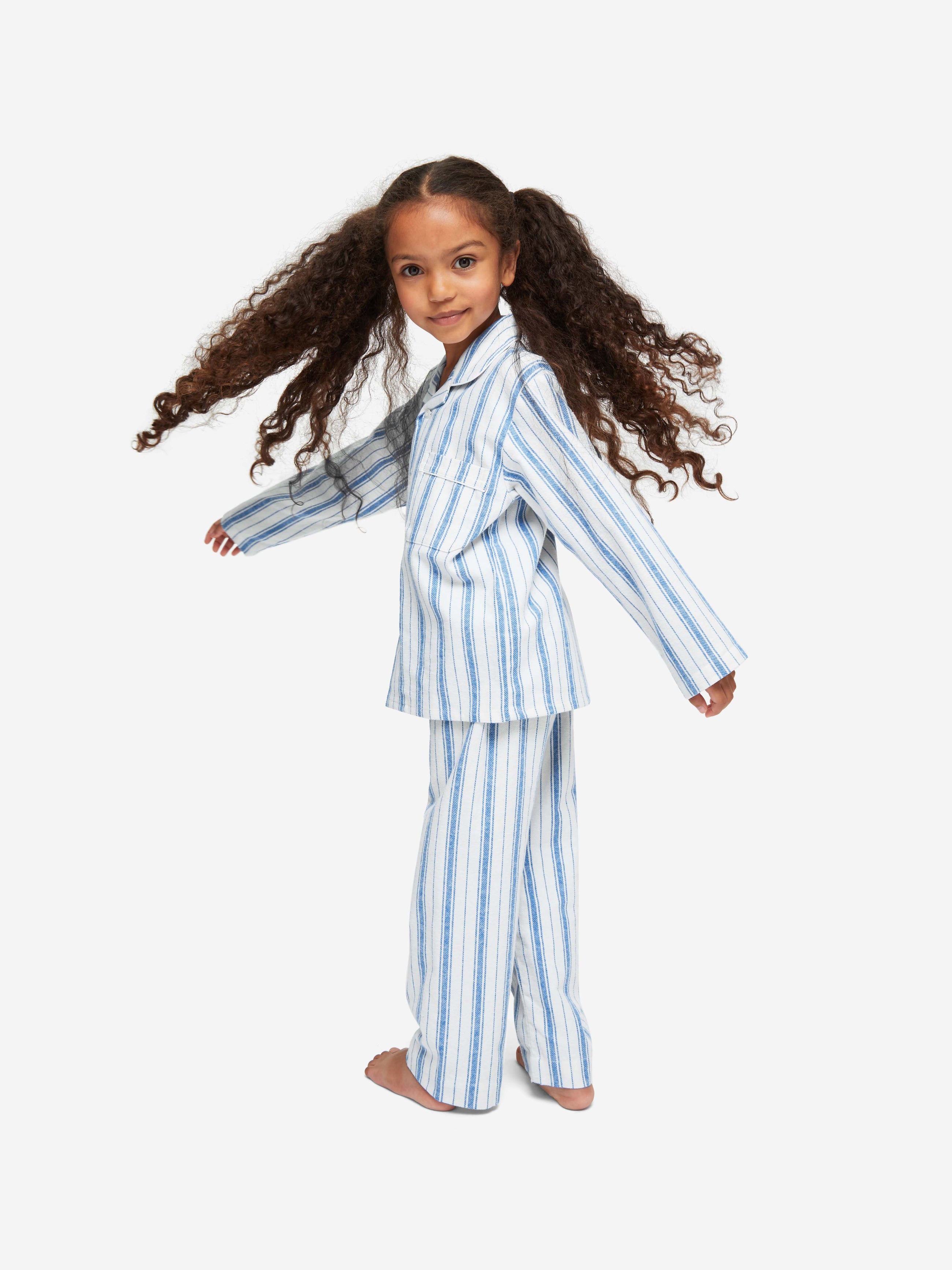 Kids' Pyjamas Kelburn 31 Brushed Cotton Blue