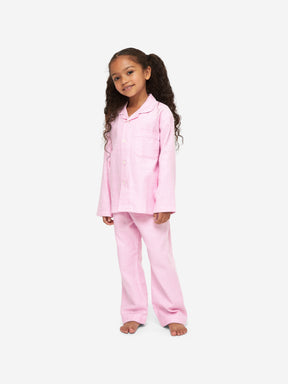 Kids' Pyjamas Kelburn 32 Brushed Cotton Pink