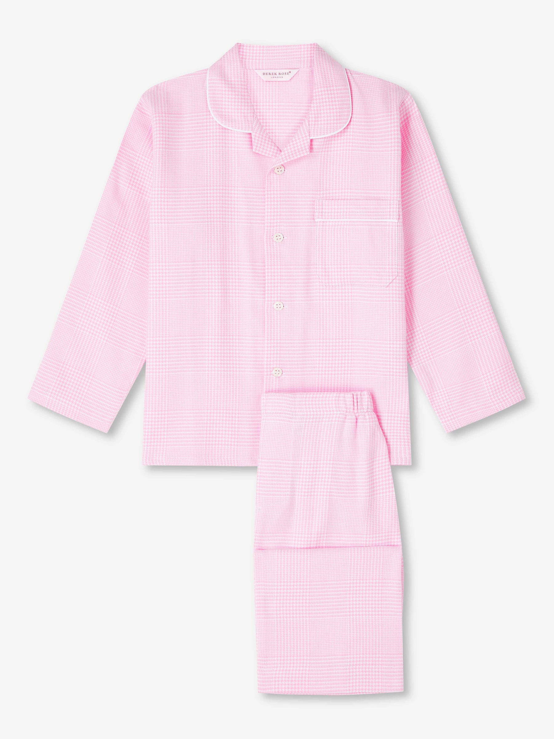 Kids' Pyjamas Kelburn 32 Brushed Cotton Pink
