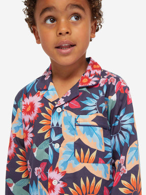 Kids' Pyjamas Ledbury 60  Cotton Batiste Navy