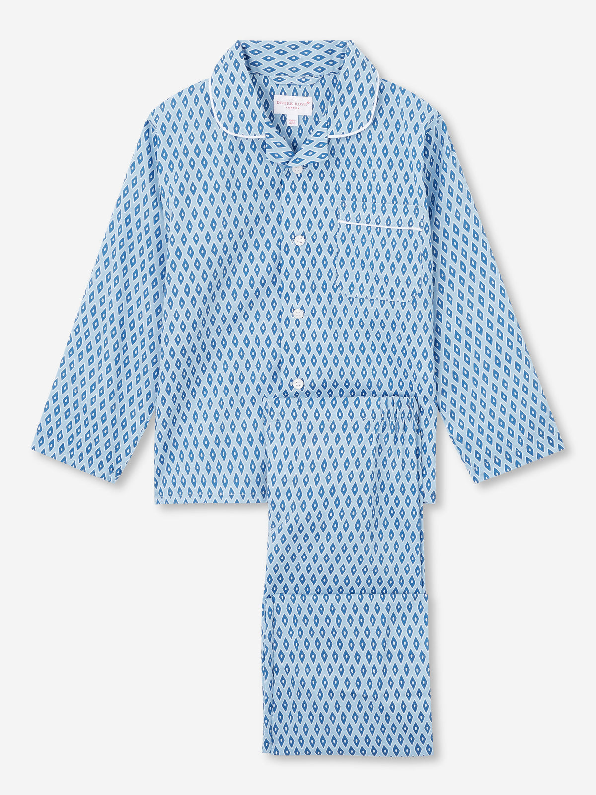 Kids' Pyjamas Nelson 87 Cotton Batiste Blue