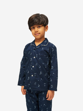 Kids' Pyjamas Nelson 91 Cotton Batiste Navy