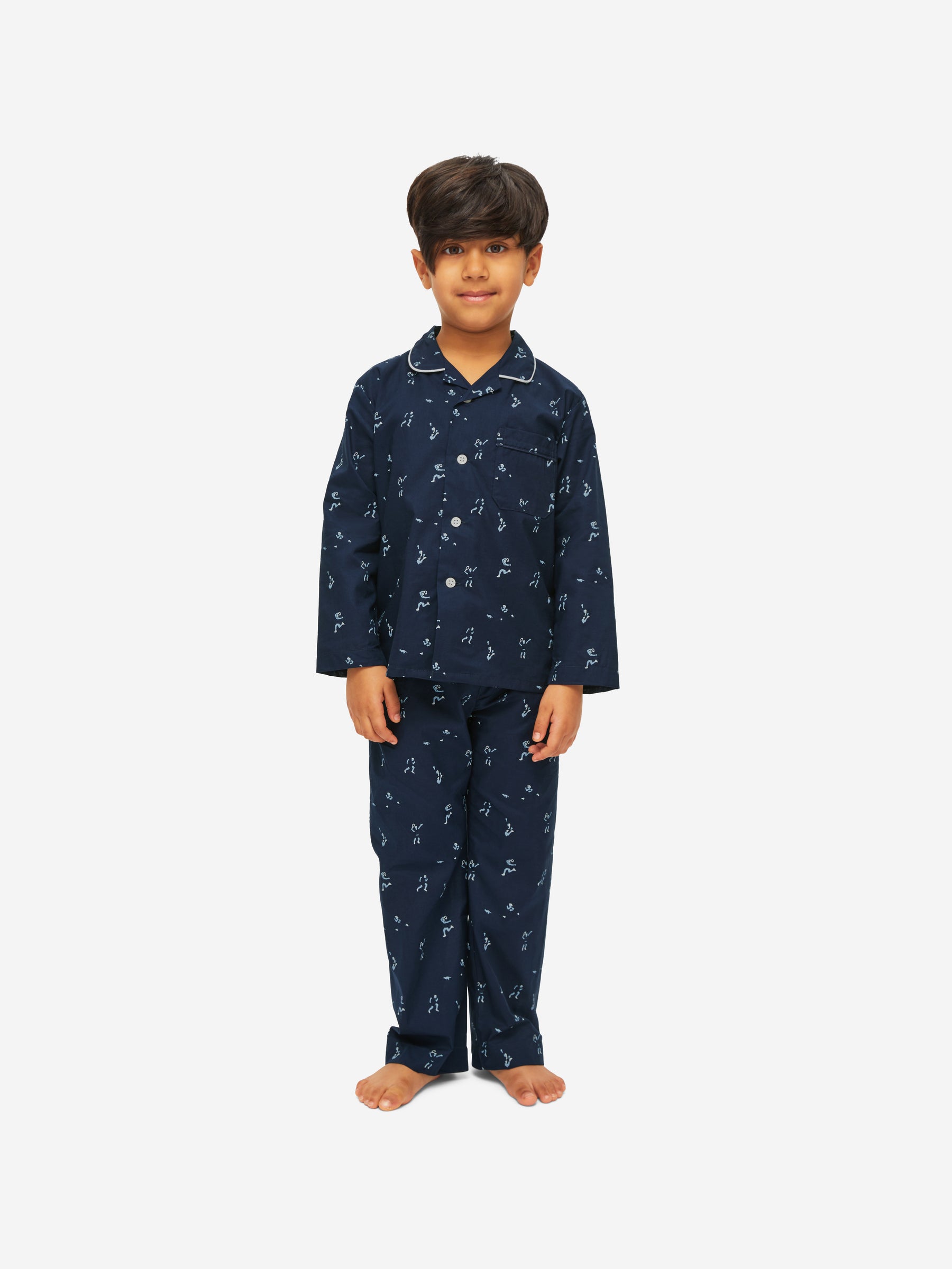 Kids' Pyjamas Nelson 91 Cotton Batiste Navy