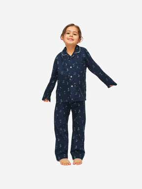 Kids' Pyjamas Nelson 91 Cotton Batiste Navy